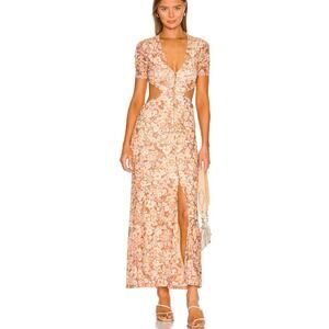 Revolve Hansen + Gretel Erika Floral Dress Maxi Size Small